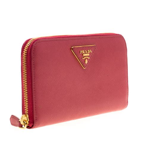 prada glossy leather wallet|Prada leather wallets for women.